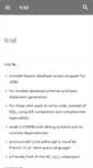 Mobile Screenshot of iciql.com